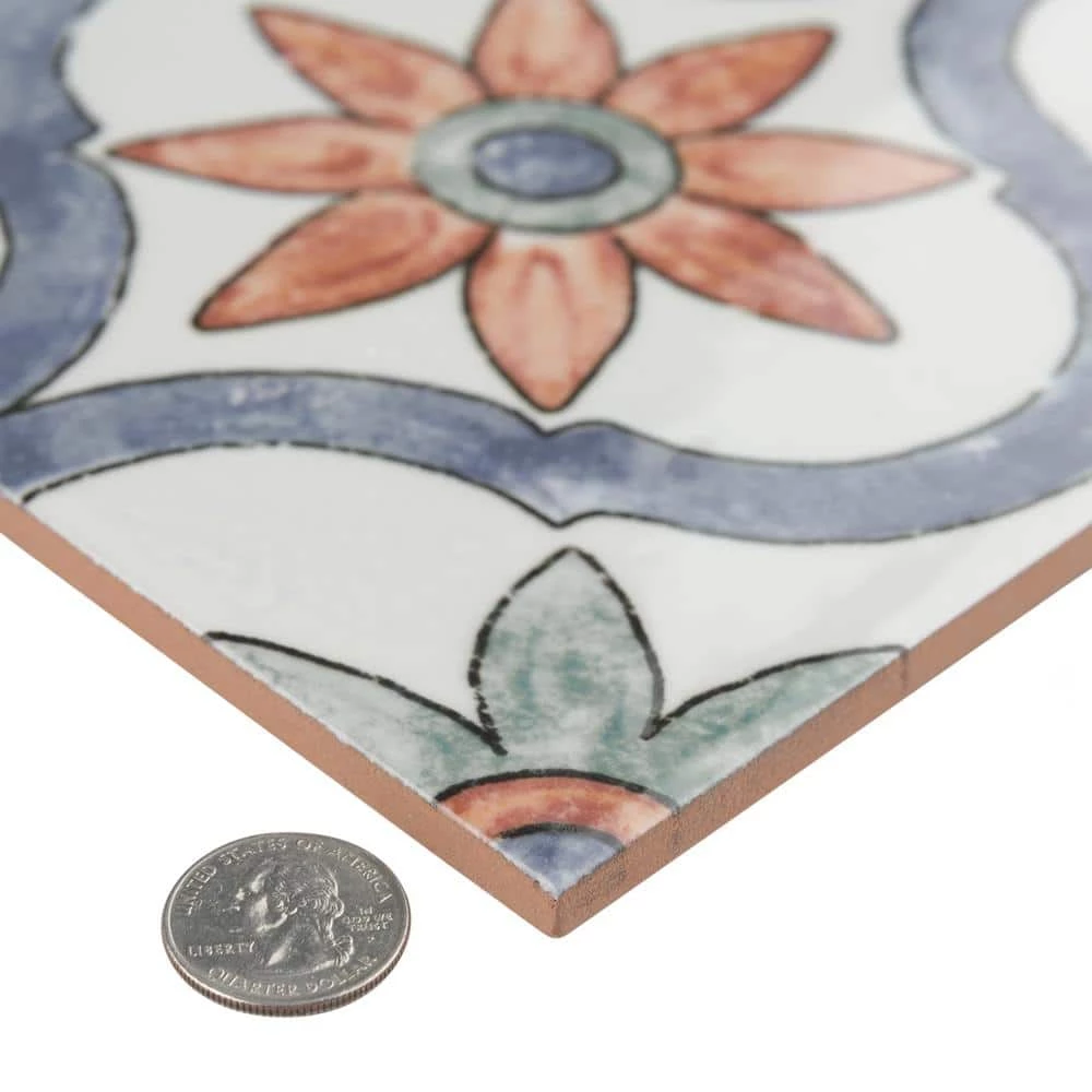 Bourges Arco 7-7/8 in. x 7-7/8 in. Ceramic Wall Tile (11.0 sq. ft./Case) by Merola Tile - Image 7