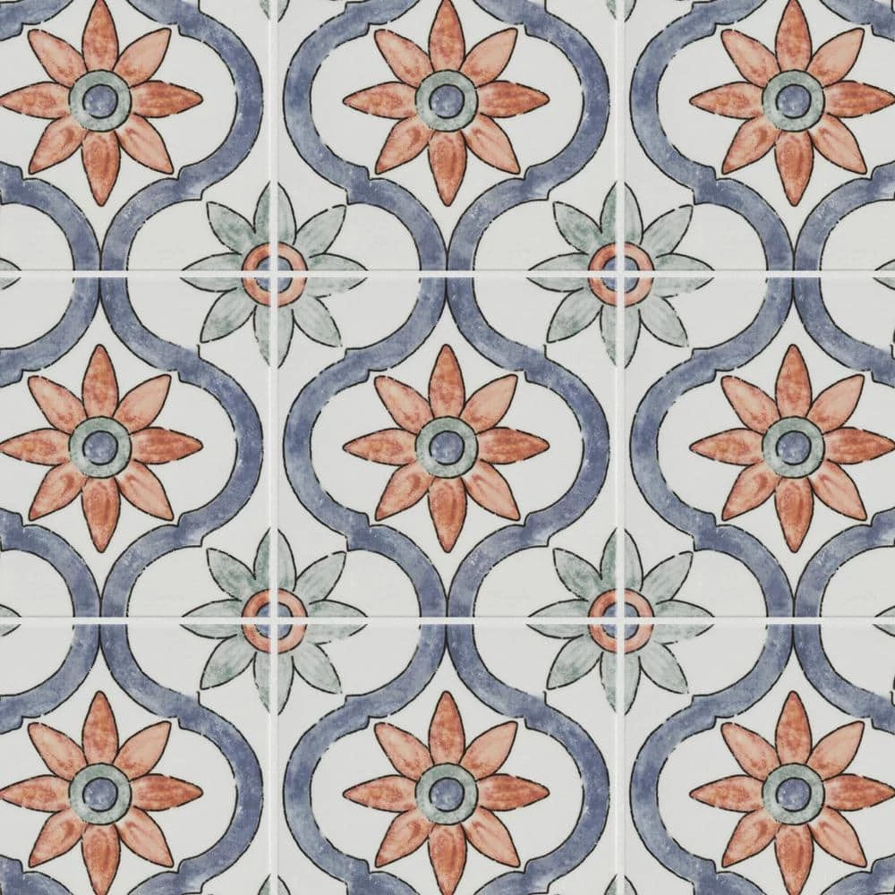 Bourges Arco 7-7/8 in. x 7-7/8 in. Ceramic Wall Tile (11.0 sq. ft./Case) by Merola Tile - Image 4