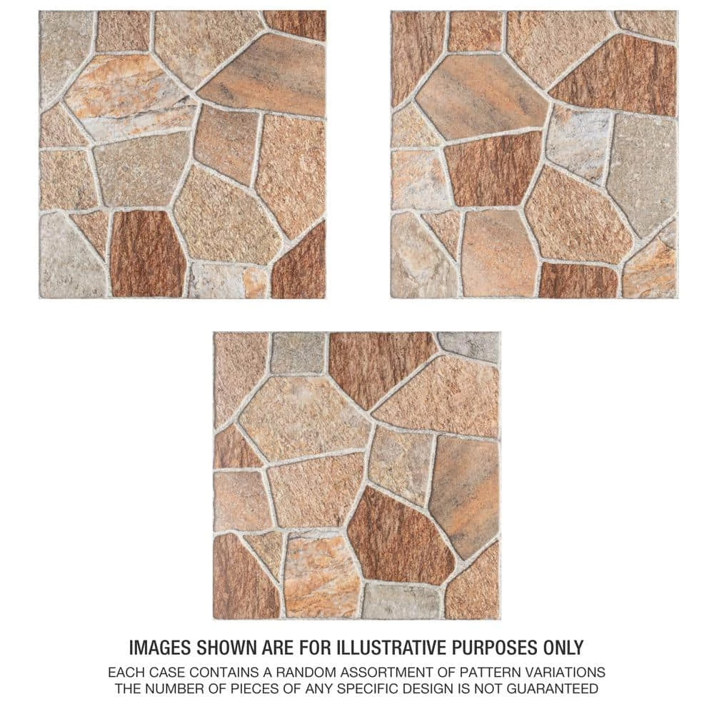 Leticia Beige 17-3/4 in. x 17-3/4 in. Ceramic Floor and Wall Tile (22.5 sq. ft./Case) by Merola Tile - Image 8