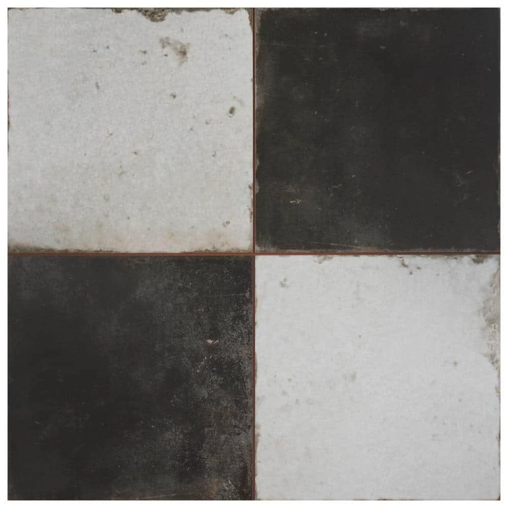 Kings Damero 17-5/8 in. x 17-5/8 in. Ceramic Floor and Wall Tile (11.02 sq. ft./Case) by Merola Tile - Image 10