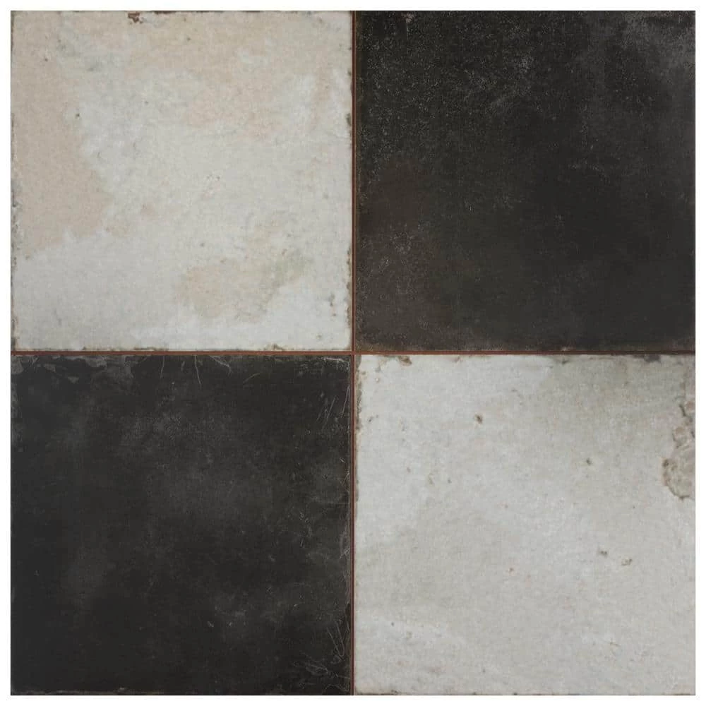Kings Damero 17-5/8 in. x 17-5/8 in. Ceramic Floor and Wall Tile (11.02 sq. ft./Case) by Merola Tile - Image 9