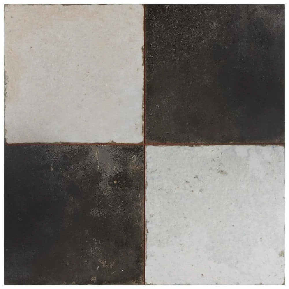 Kings Damero 17-5/8 in. x 17-5/8 in. Ceramic Floor and Wall Tile (11.02 sq. ft./Case) by Merola Tile