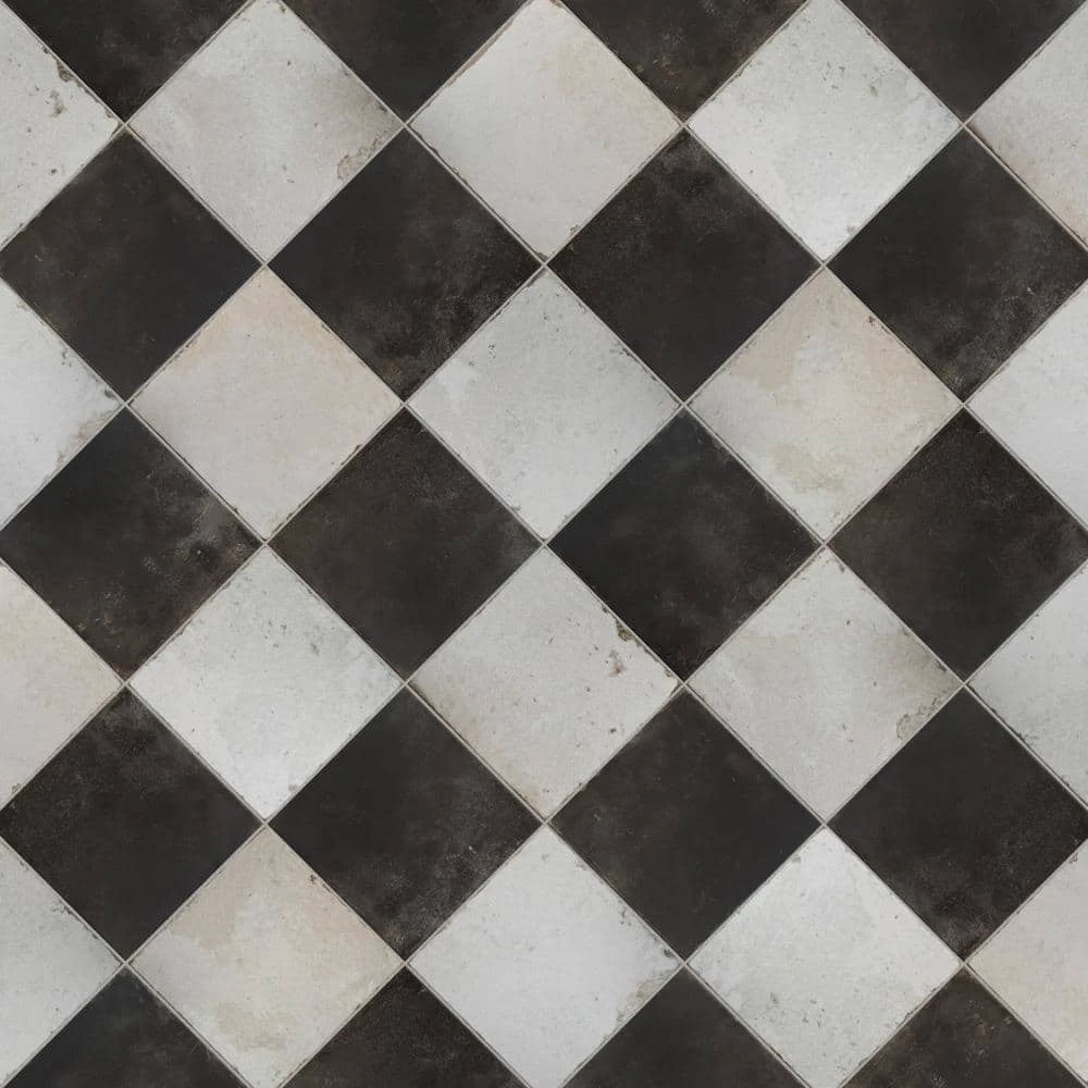 Kings Damero 17-5/8 in. x 17-5/8 in. Ceramic Floor and Wall Tile (11.02 sq. ft./Case) by Merola Tile - Image 6