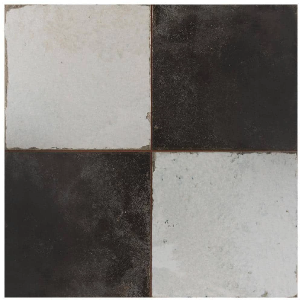 Kings Damero 17-5/8 in. x 17-5/8 in. Ceramic Floor and Wall Tile (11.02 sq. ft./Case) by Merola Tile - Image 8