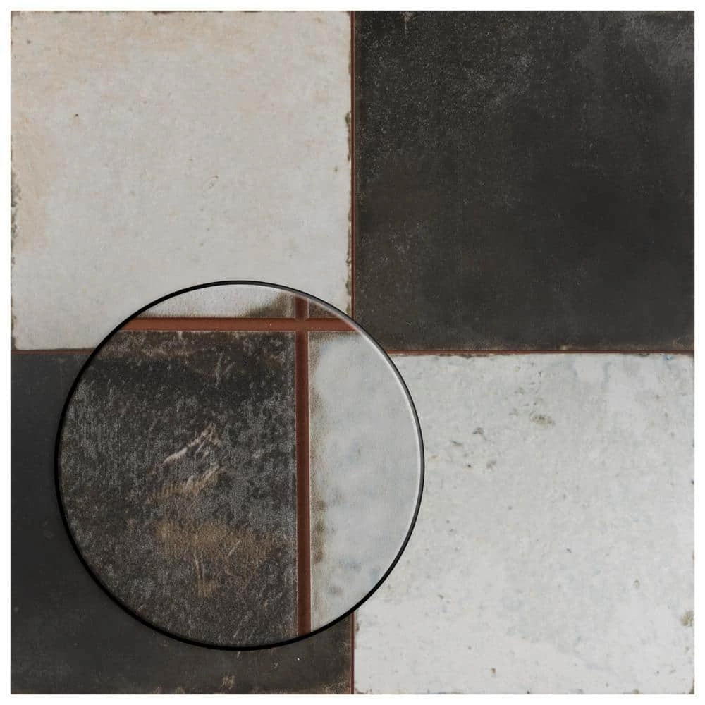 Kings Damero 17-5/8 in. x 17-5/8 in. Ceramic Floor and Wall Tile (11.02 sq. ft./Case) by Merola Tile - Image 12