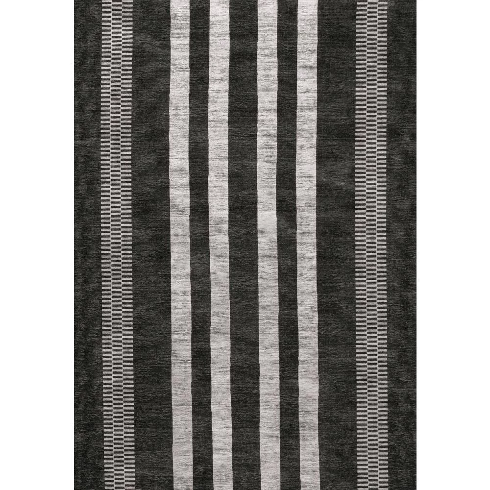Vichy Geometric Striped Machine-Washable Black/Ivory 9 ft. x 12 ft. Area Rug by JONATHAN Y - Image 13
