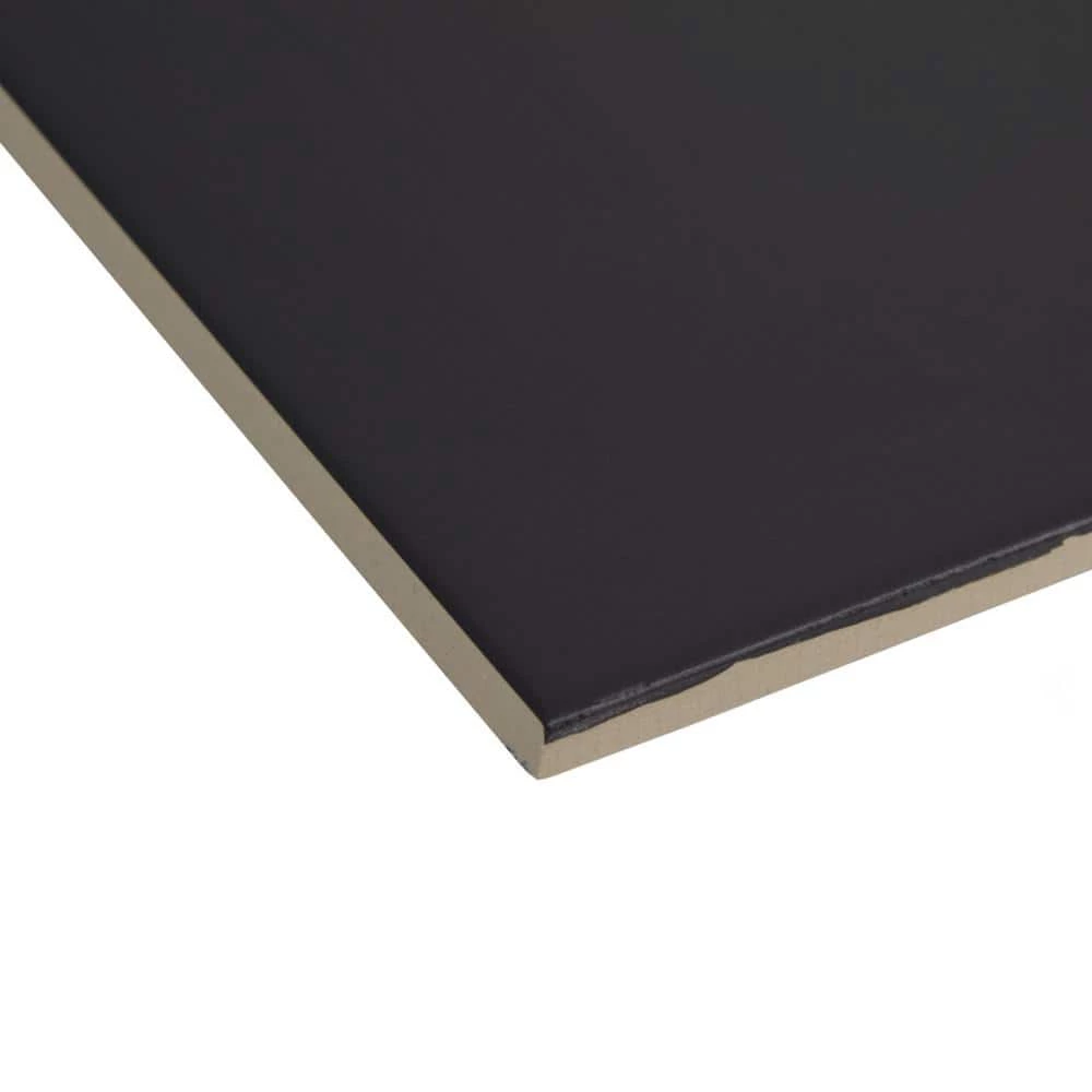 Klavier Matte Black 17-7/8 in. x 17-7/8 in. Porcelain Floor and Wall Tile (11.33 sq. ft. / case) by Merola Tile - Image 3