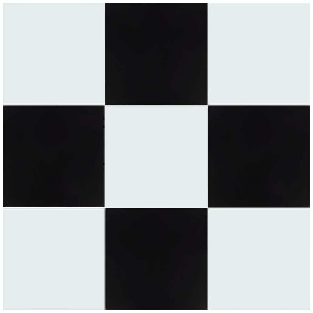 Klavier Matte Black 17-7/8 in. x 17-7/8 in. Porcelain Floor and Wall Tile (11.33 sq. ft. / case) by Merola Tile - Image 6