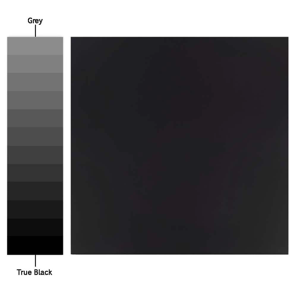 Klavier Matte Black 17-7/8 in. x 17-7/8 in. Porcelain Floor and Wall Tile (11.33 sq. ft. / case) by Merola Tile - Image 7