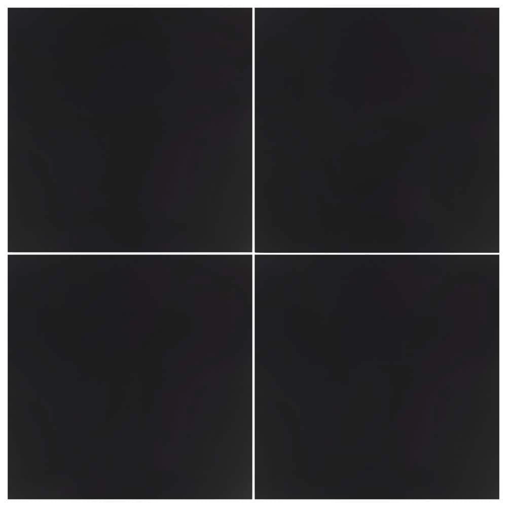 Klavier Matte Black 17-7/8 in. x 17-7/8 in. Porcelain Floor and Wall Tile (11.33 sq. ft. / case) by Merola Tile - Image 4