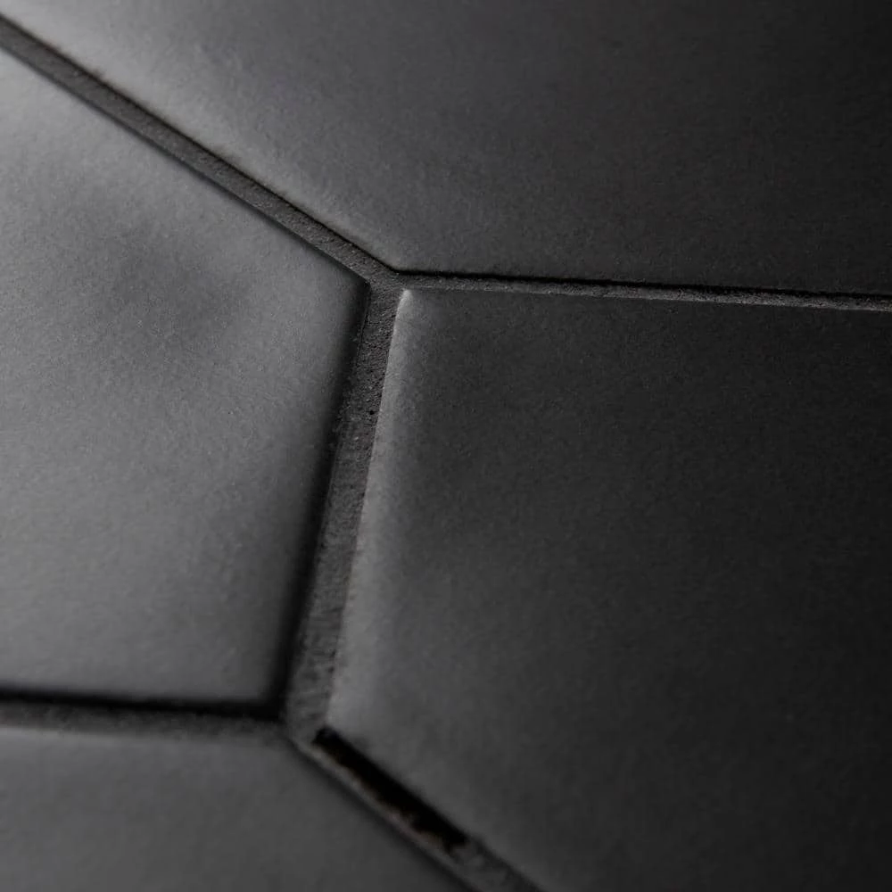 Kite Black 3-7/8 in. x 11-3/4 in. Porcelain Floor and Wall Tile (11.2 sq. ft./Case) by Merola Tile - Image 7