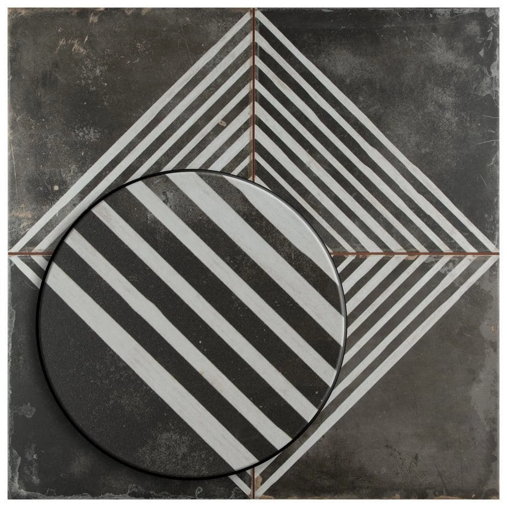 Kings Rombos 17-5/8 in. x 17-5/8 in. Ceramic Floor and Wall Tile (10.95 sq. ft./Case) by Merola Tile - Image 6