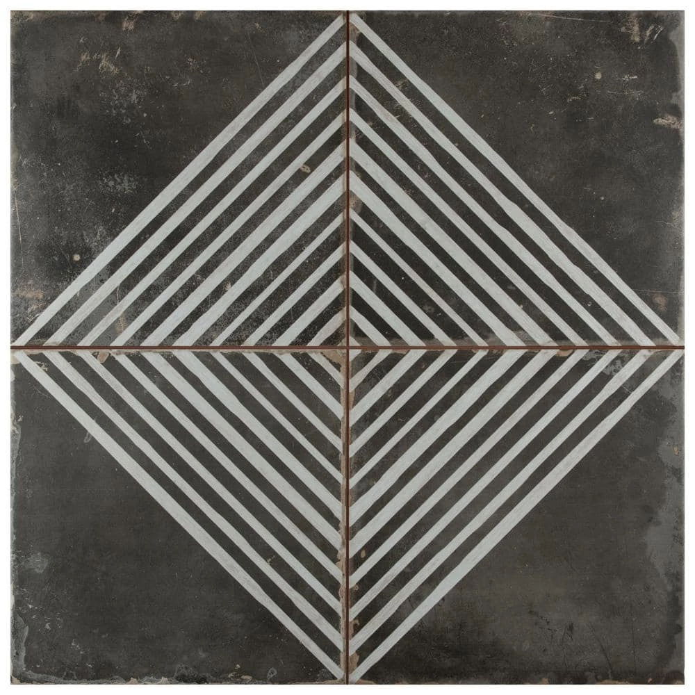 Kings Rombos 17-5/8 in. x 17-5/8 in. Ceramic Floor and Wall Tile (10.95 sq. ft./Case) by Merola Tile - Image 8