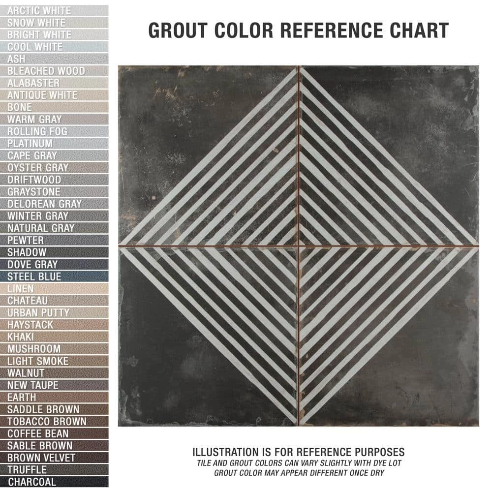 Kings Rombos 17-5/8 in. x 17-5/8 in. Ceramic Floor and Wall Tile (10.95 sq. ft./Case) by Merola Tile - Image 16