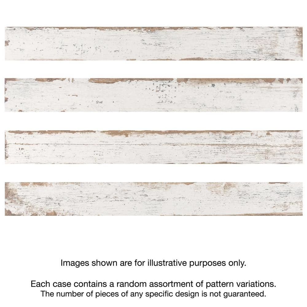 Retro Blanc 2-3/4 in. x 23-1/2 in. Porcelain Floor and Wall Tile (11.52 sq. ft./Case) by Merola Tile - Image 7