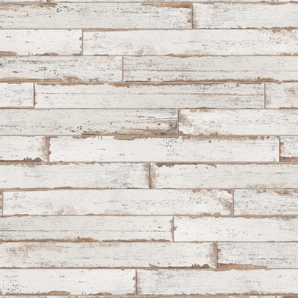 Retro Blanc 2-3/4 in. x 23-1/2 in. Porcelain Floor and Wall Tile (11.52 sq. ft./Case) by Merola Tile