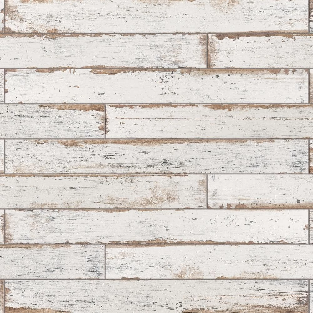 Retro Blanc 2-3/4 in. x 23-1/2 in. Porcelain Floor and Wall Tile (11.52 sq. ft./Case) by Merola Tile - Image 4
