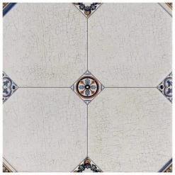 Manises Jet Blanco 13-1/8 in. x 13-1/8 in. Ceramic Floor and Wall Tile (10.98 sq. ft./Case) by Merola Tile