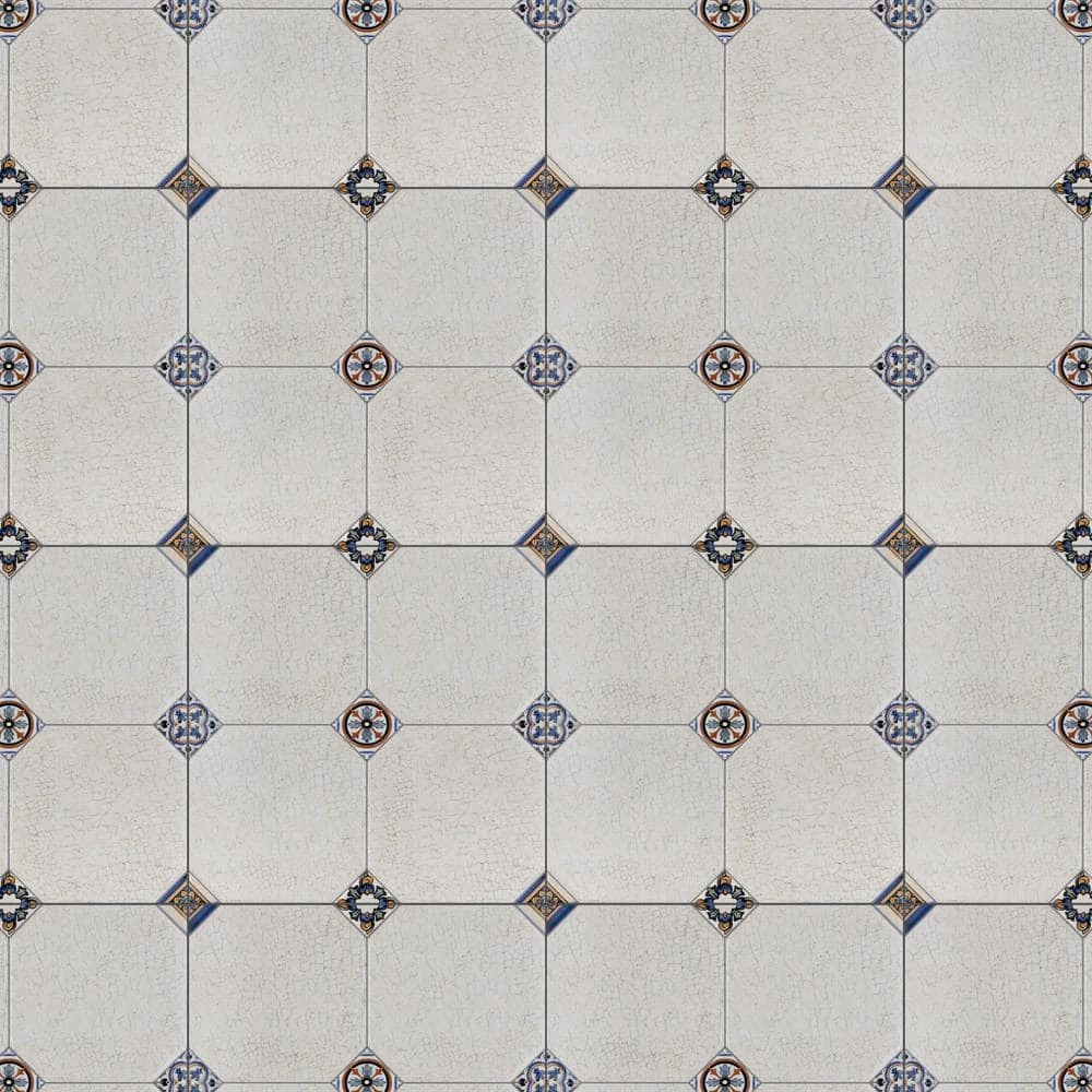 Manises Jet Blanco 13-1/8 in. x 13-1/8 in. Ceramic Floor and Wall Tile (10.98 sq. ft./Case) by Merola Tile - Image 6