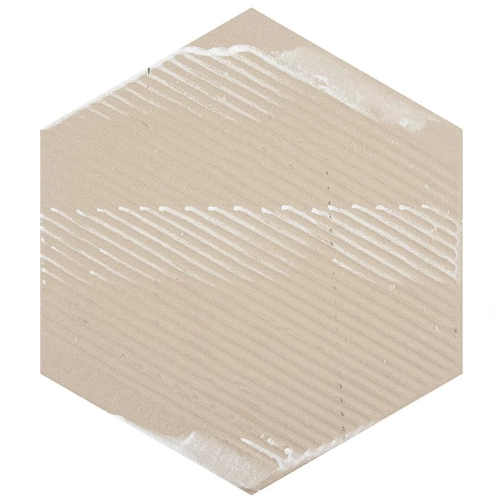 Hexatile Matte Blanco 7 in. x 8 in. Porcelain Floor and Wall Tile (7.67 sq. ft./case) by Merola Tile - Image 10