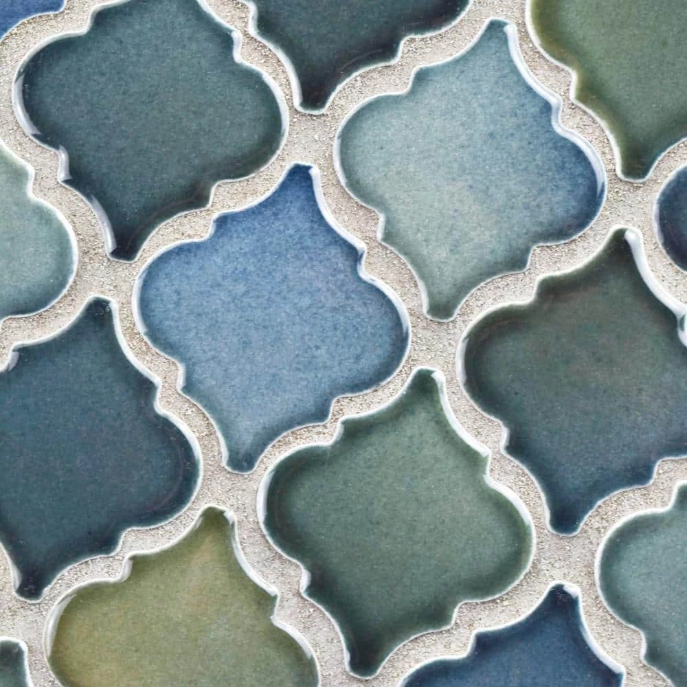 Hudson Tangier Atlantis 12 in. x 12 in. Porcelain Mosaic Tile (10.96 sq. ft. / Case) by Merola Tile - Image 9