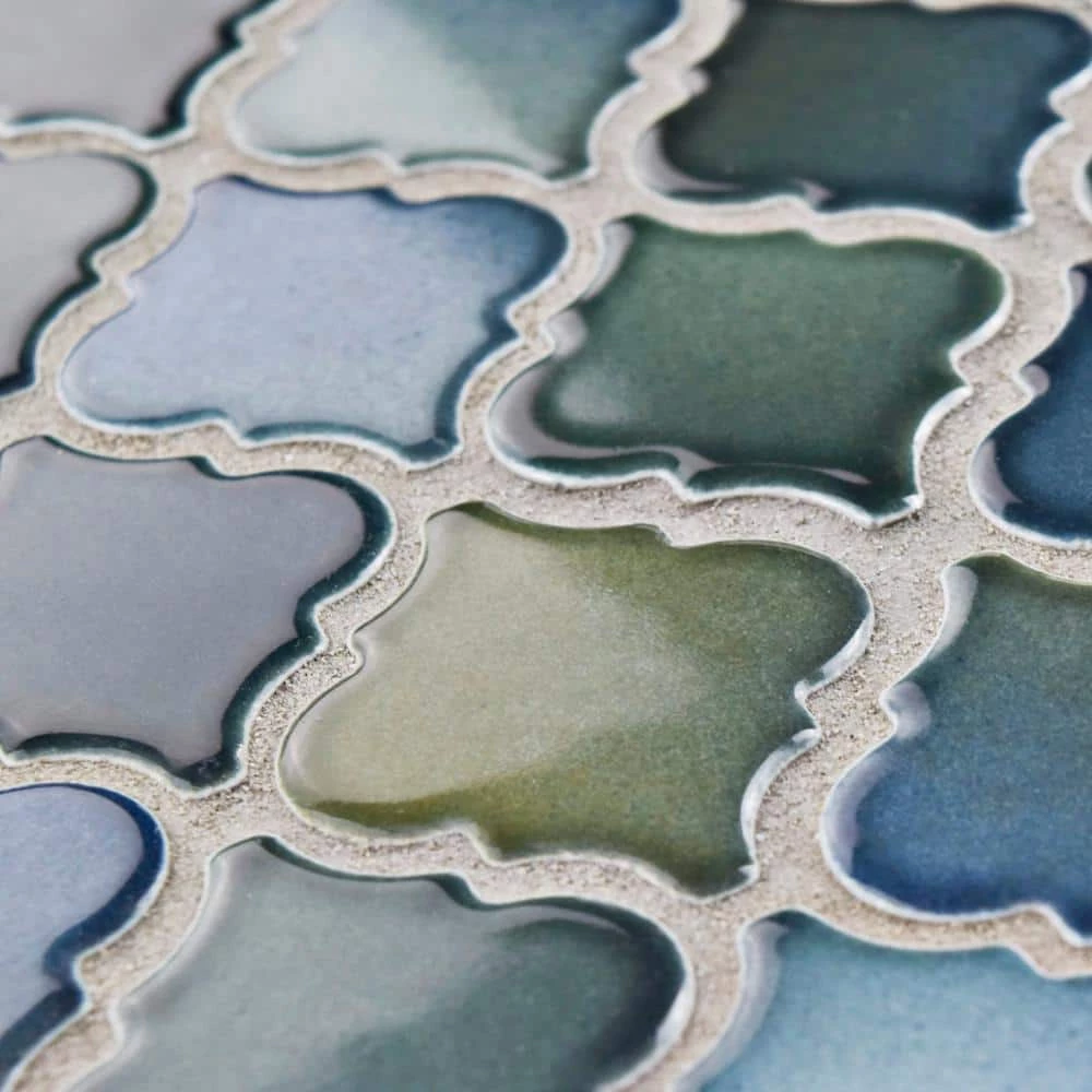 Hudson Tangier Atlantis 12 in. x 12 in. Porcelain Mosaic Tile (10.96 sq. ft. / Case) by Merola Tile - Image 6