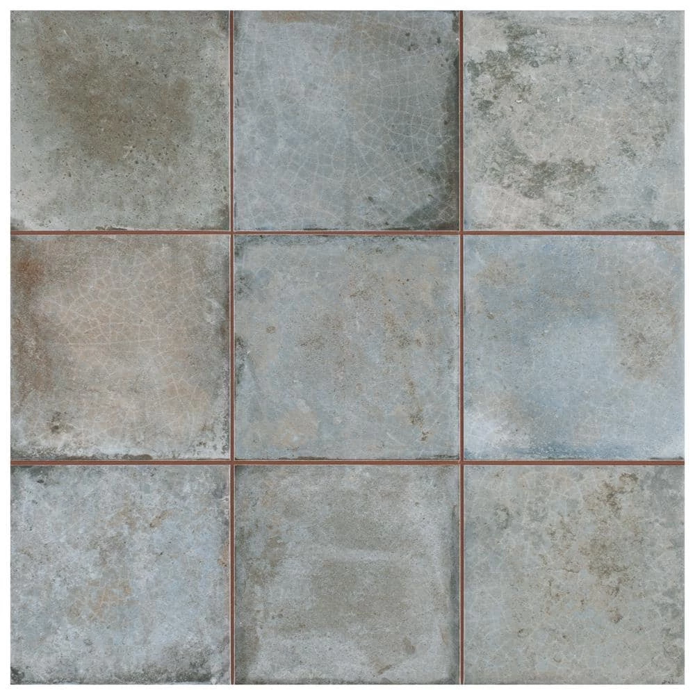 Kings Etna Blue 13-1/8 in. x 13-1/8 in. Ceramic Floor and Wall Tile (12.2 sq. ft./Case) by Merola Tile - Image 11