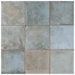 Kings Etna Blue 13-1/8 in. x 13-1/8 in. Ceramic Floor and Wall Tile (12.2 sq. ft./Case) by Merola Tile