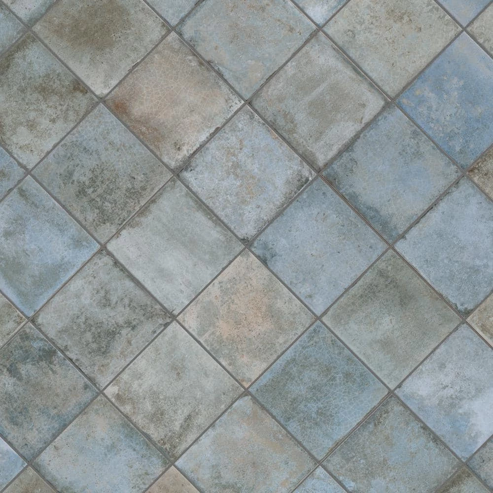 Kings Etna Blue 13-1/8 in. x 13-1/8 in. Ceramic Floor and Wall Tile (12.2 sq. ft./Case) by Merola Tile - Image 7