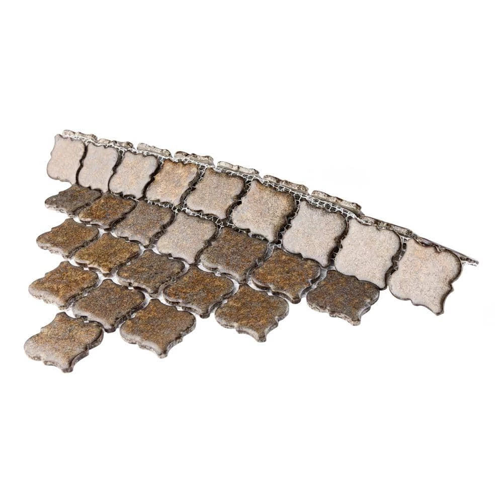 Hudson Tangier Brownstone 12 in. x 12 in. Porcelain Mosaic Tile (10.96 sq. ft. / Case) by Merola Tile - Image 10