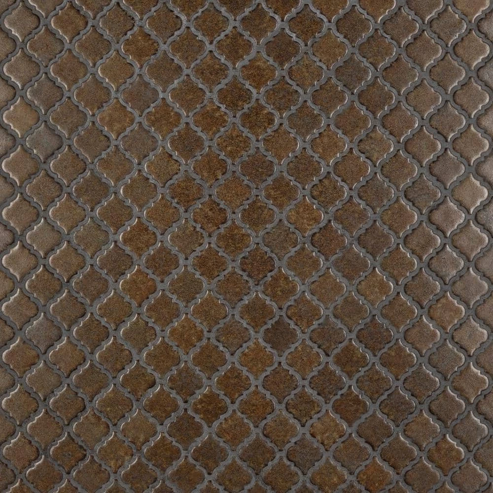 Hudson Tangier Brownstone 12 in. x 12 in. Porcelain Mosaic Tile (10.96 sq. ft. / Case) by Merola Tile - Image 6