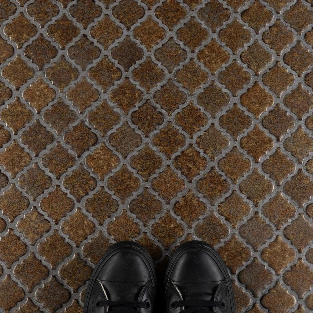 Hudson Tangier Brownstone 12 in. x 12 in. Porcelain Mosaic Tile (10.96 sq. ft. / Case) by Merola Tile - Image 13