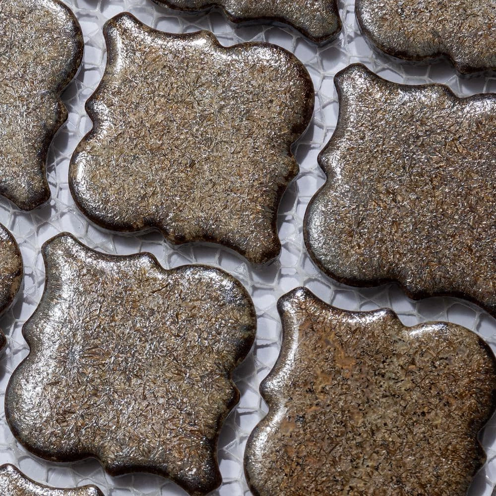 Hudson Tangier Brownstone 12 in. x 12 in. Porcelain Mosaic Tile (10.96 sq. ft. / Case) by Merola Tile - Image 4