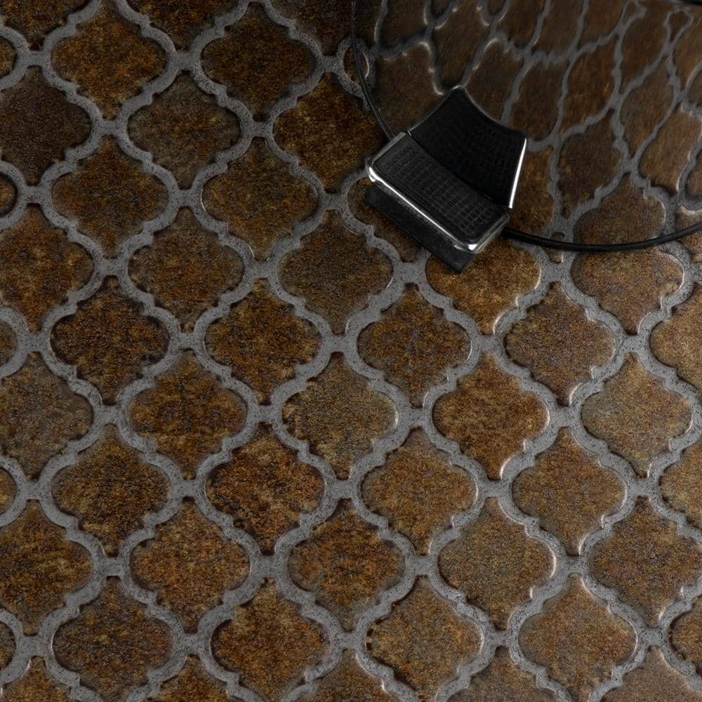 Hudson Tangier Brownstone 12 in. x 12 in. Porcelain Mosaic Tile (10.96 sq. ft. / Case) by Merola Tile - Image 14