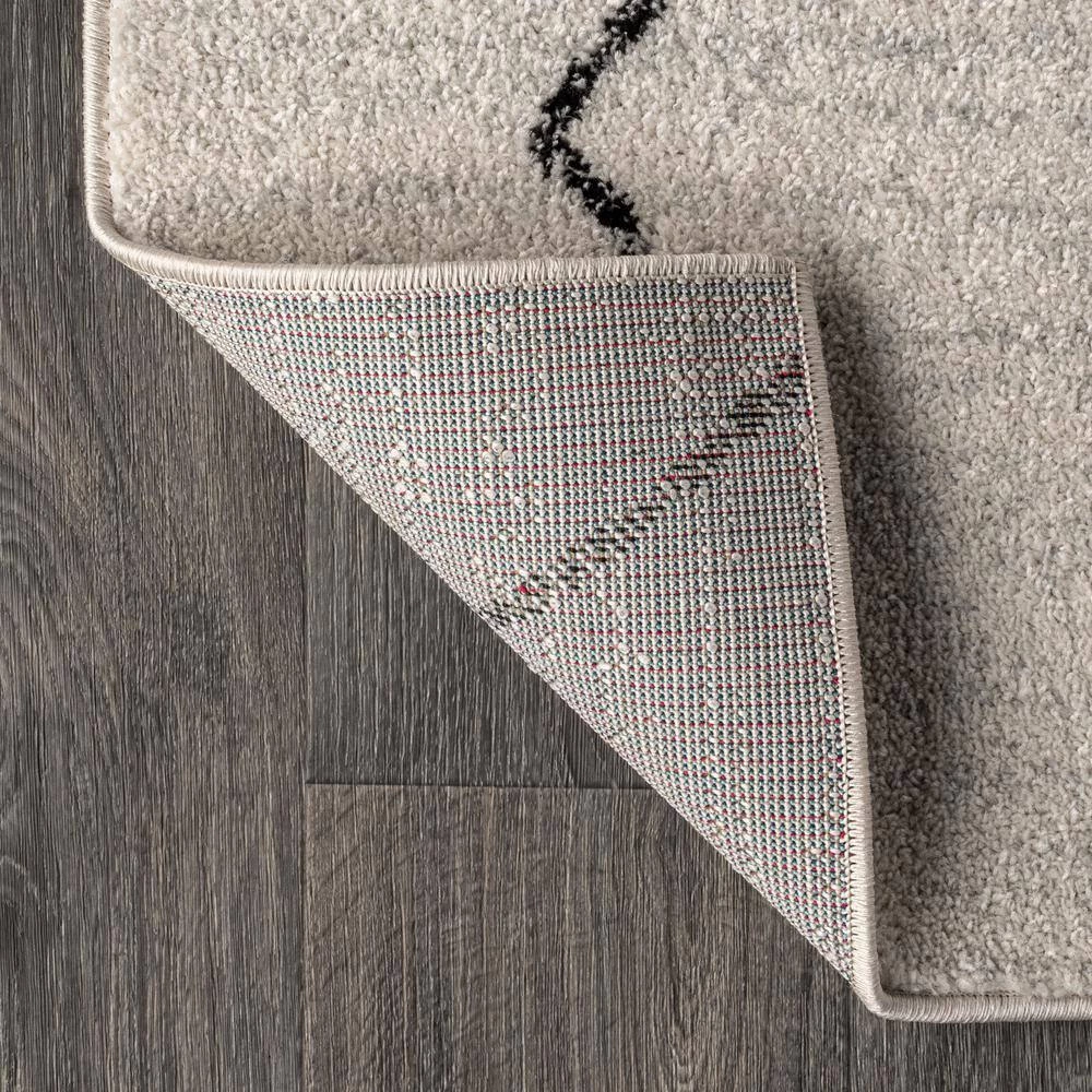 Alia Moroccan Beni Souk Cream/Black 8 ft. x 10 ft. Area Rug by JONATHAN Y - Image 10