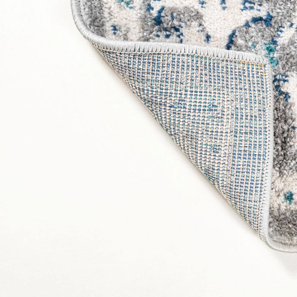 Anaise Ornate Dark Blue/Gray 8 ft. x 10 ft. Boho Medallion Area Rug by JONATHAN Y - Image 7