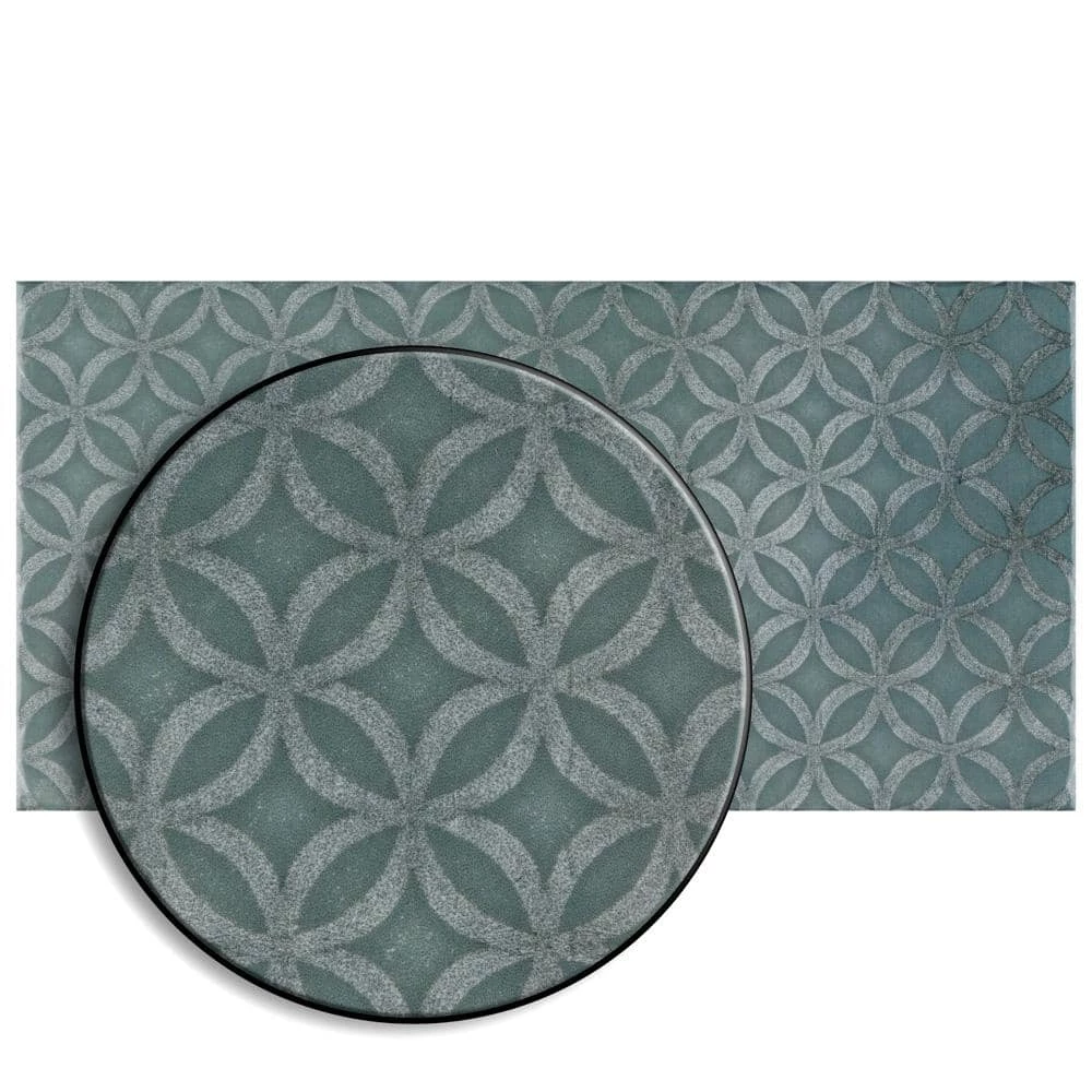 Camden Decor Emerald 4 in. x 8 in. Ceramic Wall Tile (11.5 sq. ft./Case) by Merola Tile - Image 8