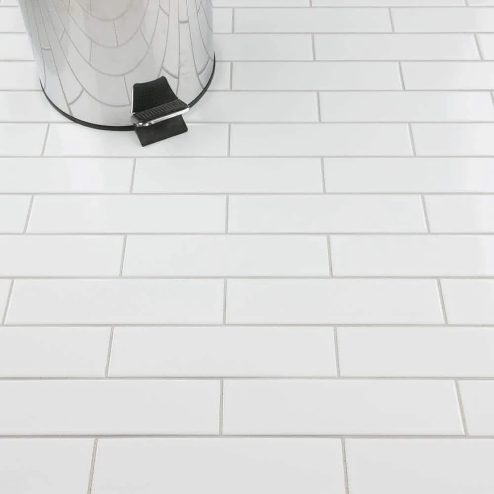 Metro Soho Subway Glossy White 1-3/4 in. x 7-3/4 in. Porcelain Floor and Wall Tile (3.0 sq. ft./Case) by Merola Tile - Image 8