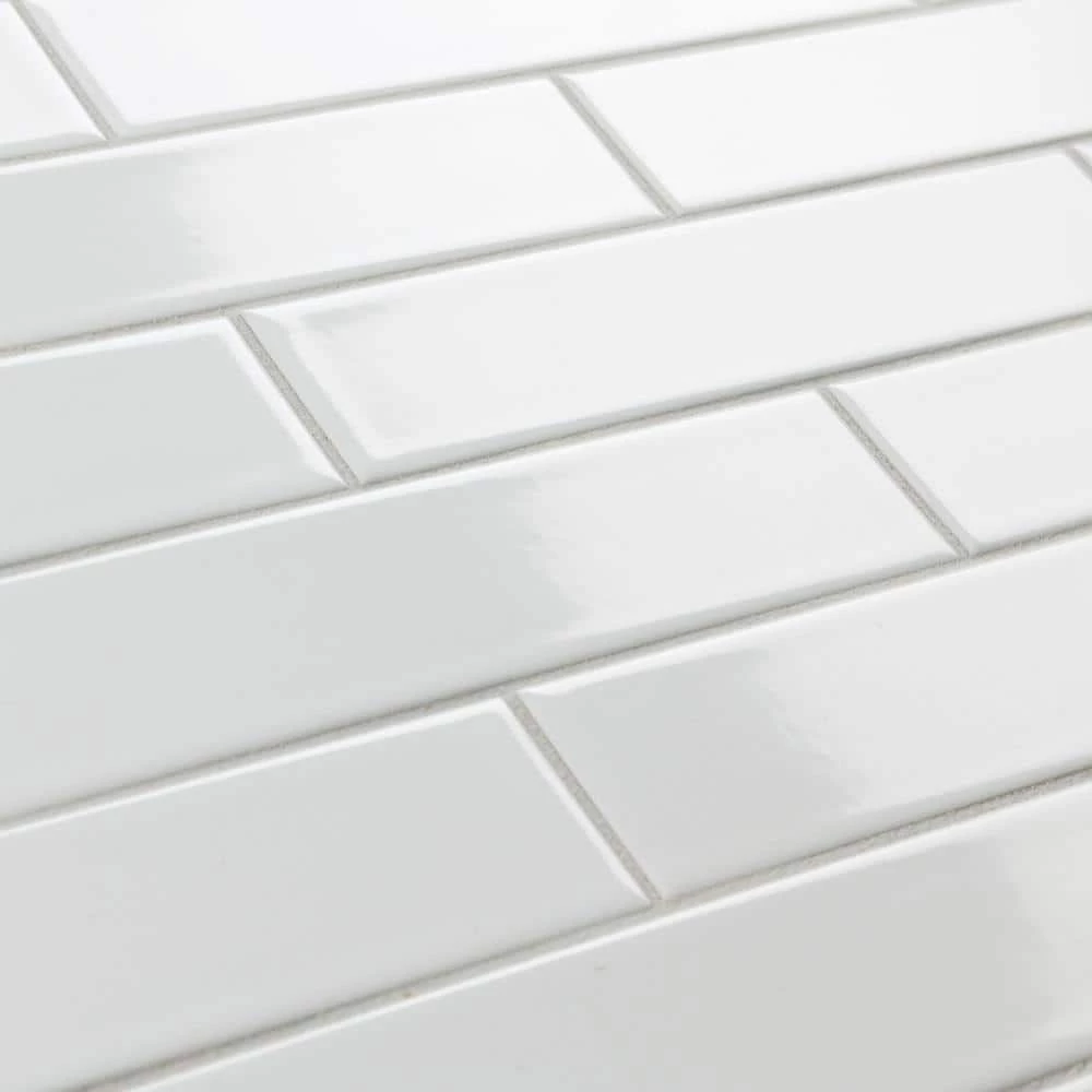 Metro Soho Subway Glossy White 1-3/4 in. x 7-3/4 in. Porcelain Floor and Wall Tile (3.0 sq. ft./Case) by Merola Tile - Image 11
