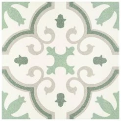 Monteca Green 9-3/4 in. x 9-3/4 in. Porcelain Floor and Wall Tile (10.88 sq. ft./Case) by Merola Tile