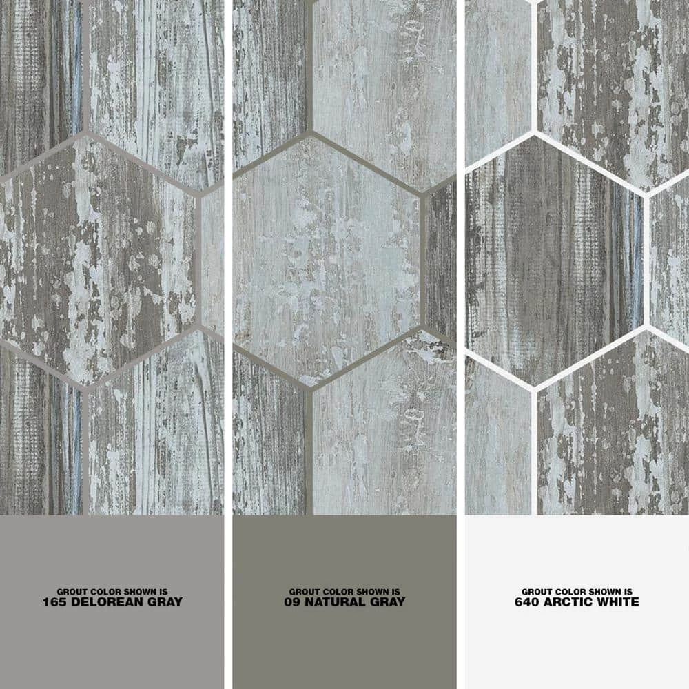 Suomi Hex Grey 8-5/8 in. x 9-7/8 in. Porcelain Floor and Wall Tile (11.56 sq. ft./Case) by Merola Tile - Image 5