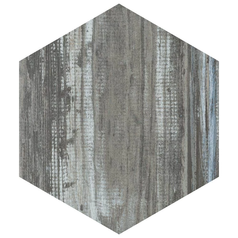 Suomi Hex Grey 8-5/8 in. x 9-7/8 in. Porcelain Floor and Wall Tile (11.56 sq. ft./Case) by Merola Tile - Image 10