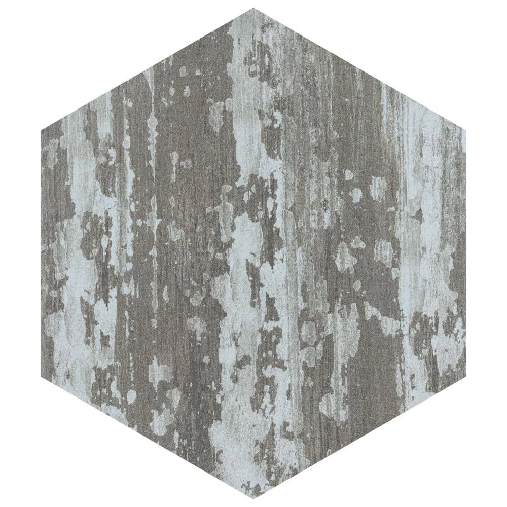 Suomi Hex Grey 8-5/8 in. x 9-7/8 in. Porcelain Floor and Wall Tile (11.56 sq. ft./Case) by Merola Tile - Image 11