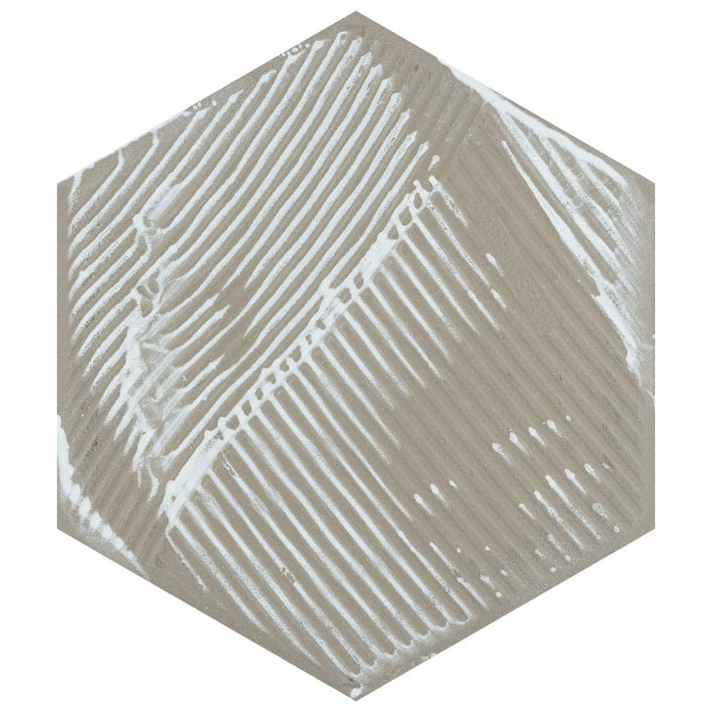Suomi Hex Grey 8-5/8 in. x 9-7/8 in. Porcelain Floor and Wall Tile (11.56 sq. ft./Case) by Merola Tile - Image 14