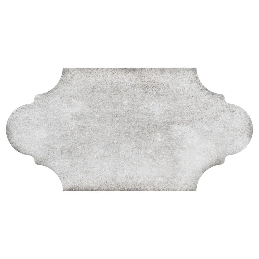 Alhama Provenzal Grey 6-3/8 in. x 12-7/8 in. Porcelain Floor and Wall Tile (8.8 sq. ft. / case) by Merola Tile