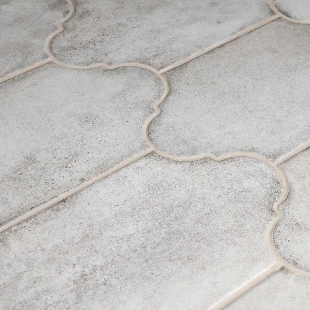 Alhama Provenzal Grey 6-3/8 in. x 12-7/8 in. Porcelain Floor and Wall Tile (8.8 sq. ft. / case) by Merola Tile - Image 11