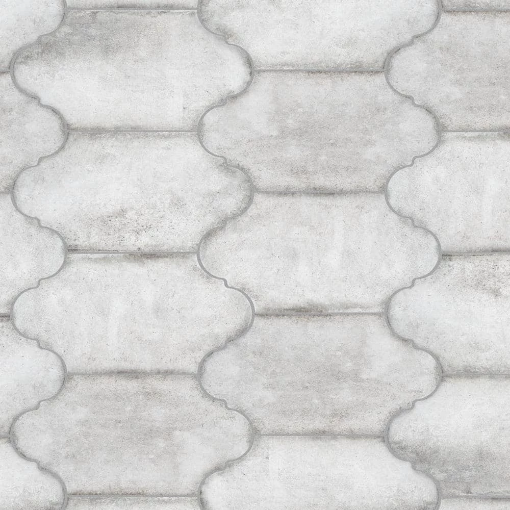 Alhama Provenzal Grey 6-3/8 in. x 12-7/8 in. Porcelain Floor and Wall Tile (8.8 sq. ft. / case) by Merola Tile - Image 4