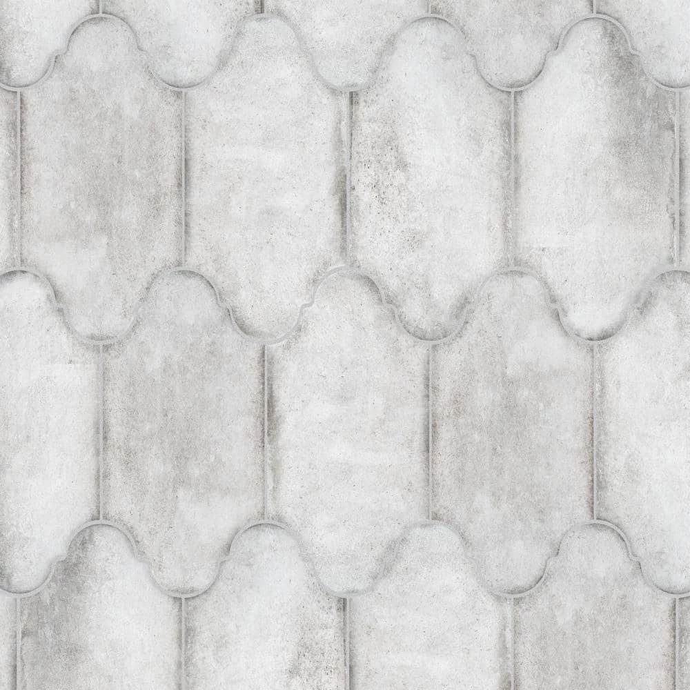 Alhama Provenzal Grey 6-3/8 in. x 12-7/8 in. Porcelain Floor and Wall Tile (8.8 sq. ft. / case) by Merola Tile - Image 12