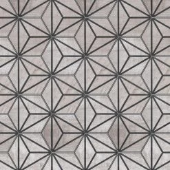 Tribeka Hex Grey 8-5/8 in. x 9-7/8 in. Porcelain Floor and Wall Tile (11.5 sq. ft./Case) by Merola Tile