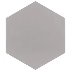 Hexatile Matte Gris 7 in. x 8 in. Porcelain Floor and Wall Tile (7.67 sq. ft. / case) by Merola Tile